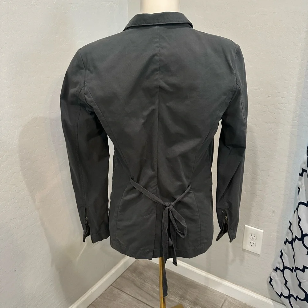 Women's Gray‎ Double-Breasted Jacket
